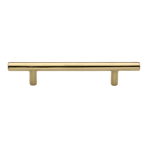 C0361 101-PB • 101 x 165 x 32mm • Polished Brass • Heritage Brass Pedestal 11mm Ø Cabinet Pull Handle